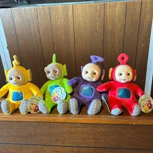 Vintage Teletubbies plushies from 1990s